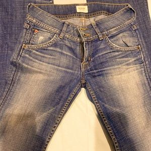 Womens Hudson Flare Dark Blue Jeans  Sz 27